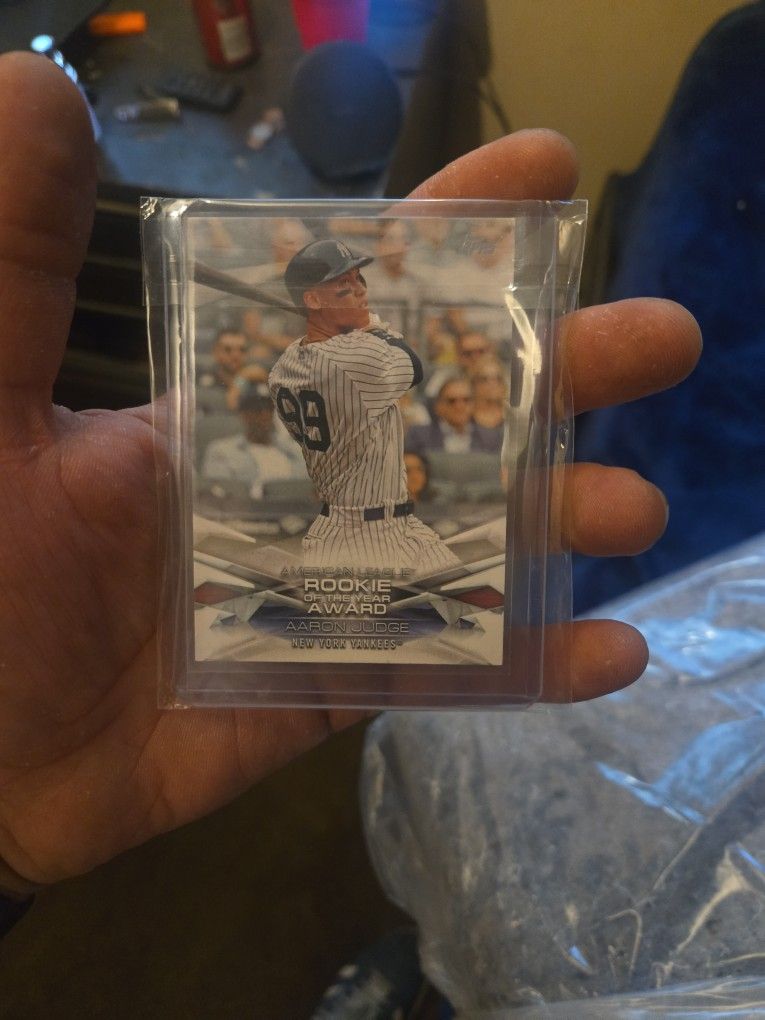 Aaron Judge Rookie Of The Year Baseball Card