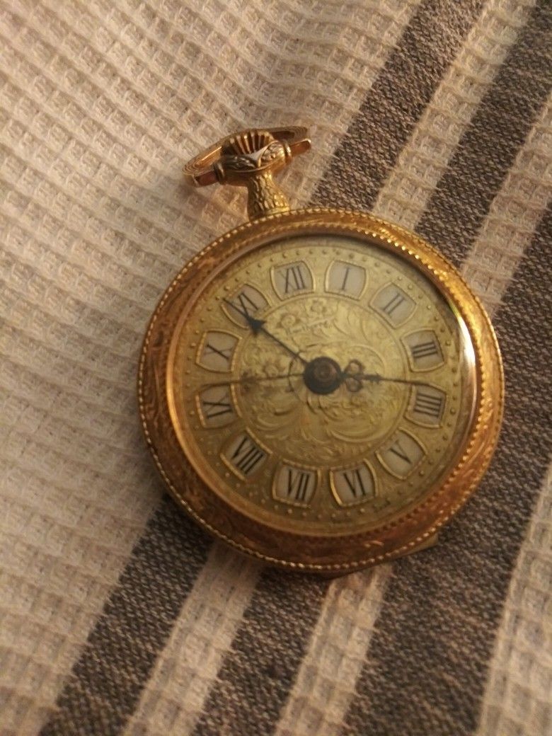 Vintage Hawthorne Brevet Pocket Watch