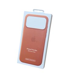 Genuine Apple - iPhone 17 Pro Max Silicone Case with MagSafe - Terra Cotta