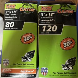 Sanding Belts 3”x18”