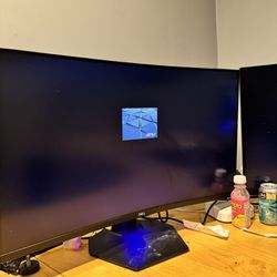 Dell 1440p 32 Inch Curved Monitor For Sale 165hz 