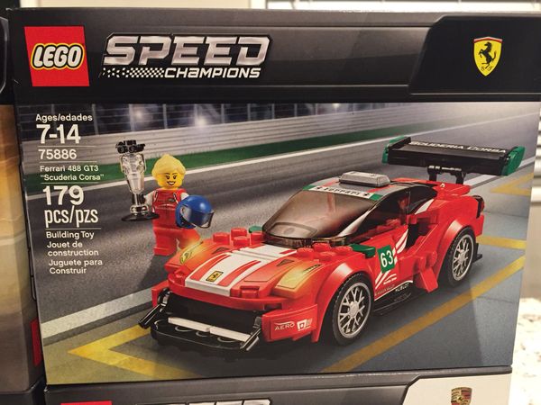 New Lego Speed Champions Ferrari 488 Gt3 Scuderia Corsa