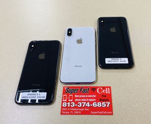 🔥📲iPhone X 64GB factory unlocked with warranty