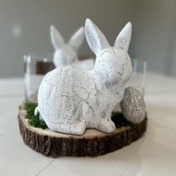 Bunny Candle/flower/candy Centerpiece