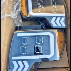 09-14 Ford F-150 LED Headlights Faros Calaveras Micas Luces 