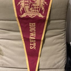 Harry Potter Hogwarts Pennant Banner Gryffindor House Canvas Fabric Pottey Barn