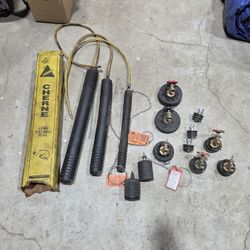 Cherne Plumbing Test Plugs Lot – 2” 3” 4” Long Test Balls + Cleanout Plugs