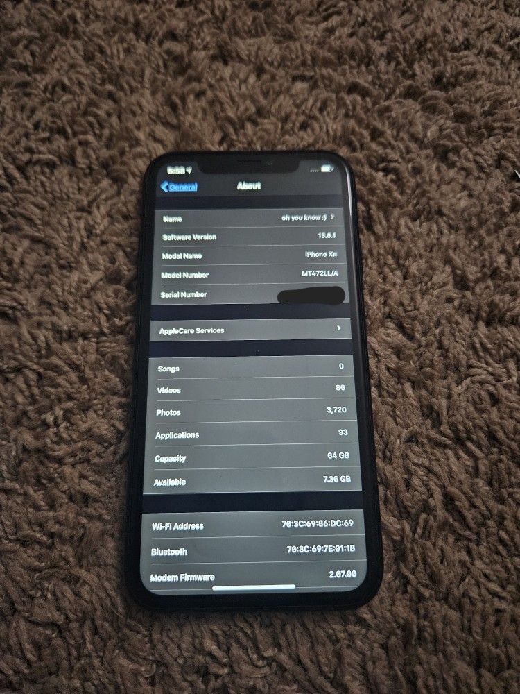 iPhone XR 64gb Unlocked Black