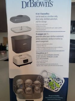 Dr brown bottle sterilizer and dryer