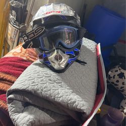 Motorcycle With Goggles 