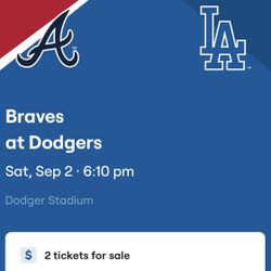 Dodgers vs Braves 9/2