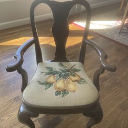 Youth Needlepoint Chair
