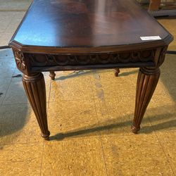 Wooden Dark Brown Side and/or End Table