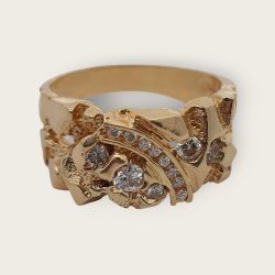 Gold Nugget Ring 