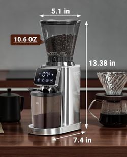 Amzchef CG209 Conical Burr Coffee Grinder