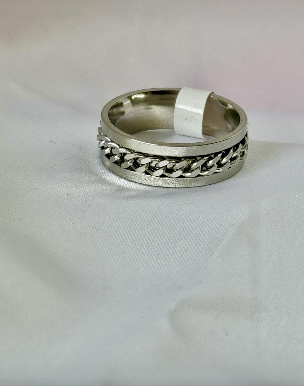 Men’s Stainless Steel Ring, Size 13