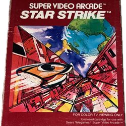 Star Strike - Sears tele-games - Super Video Arcade - Rare!