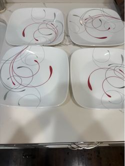 Corelle Square Splendor 9” dishes