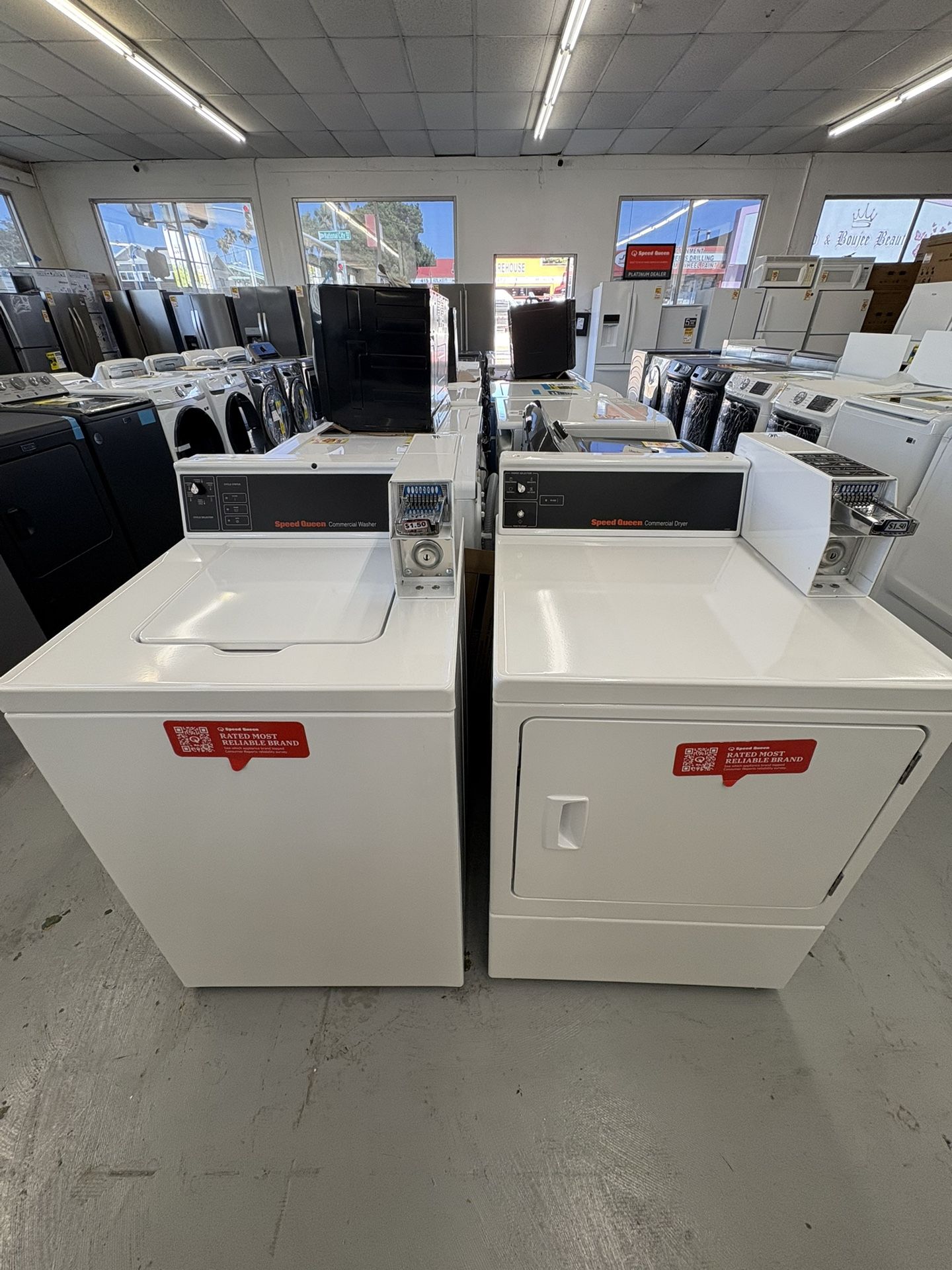 Speed Queen Coin Washer And Dryer Gas