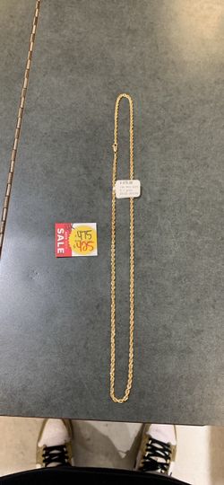 14k Hollow Rope Necklace