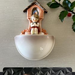 Hummel German antique  holy water wall hanging