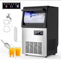13.5 in. Commercial Ice Maker 80 lbs./24 H Freestanding Stainless Steel Ice Maker Crescent with 15 https://offerup.com/redirect/?o=bGJzLlN0b3JhZ2U=