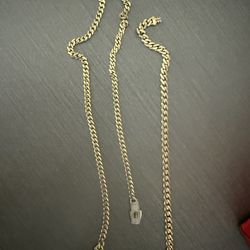 Chain and bracelet 14 k