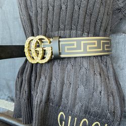 Gucci Belt And Vest Sweater Shirt $59