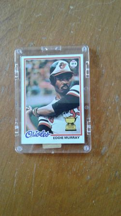 1978 topps rookie card of Eddie Murray...