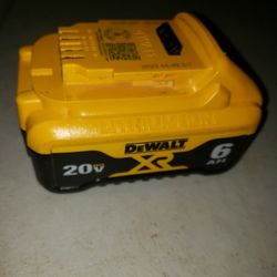 Dewalt Batería 6AH XR Grande Y Fuerte 20 V 
