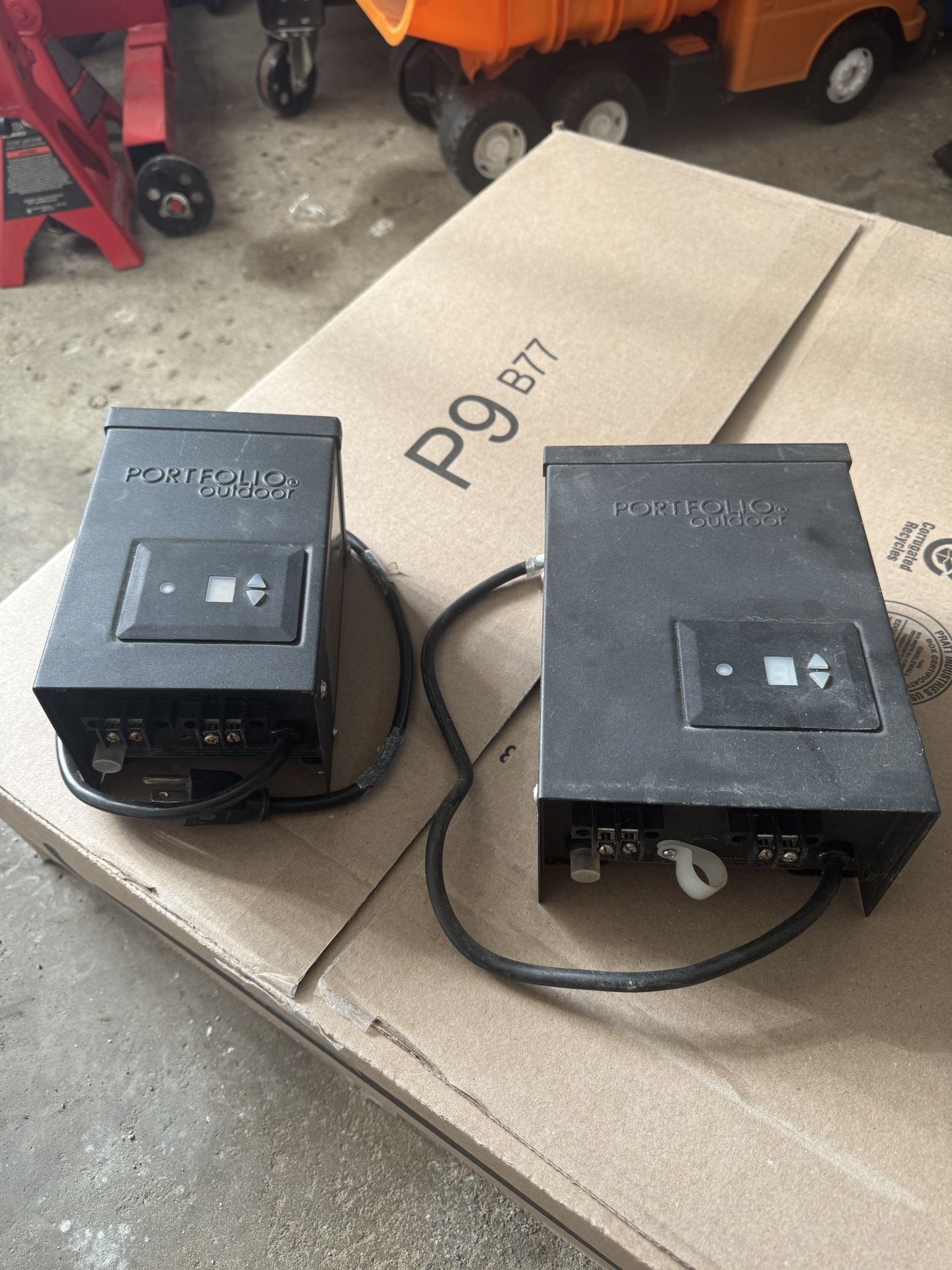 2x Portfolio Outdoor Transformers