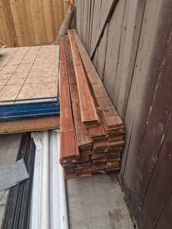 Redwood slates
