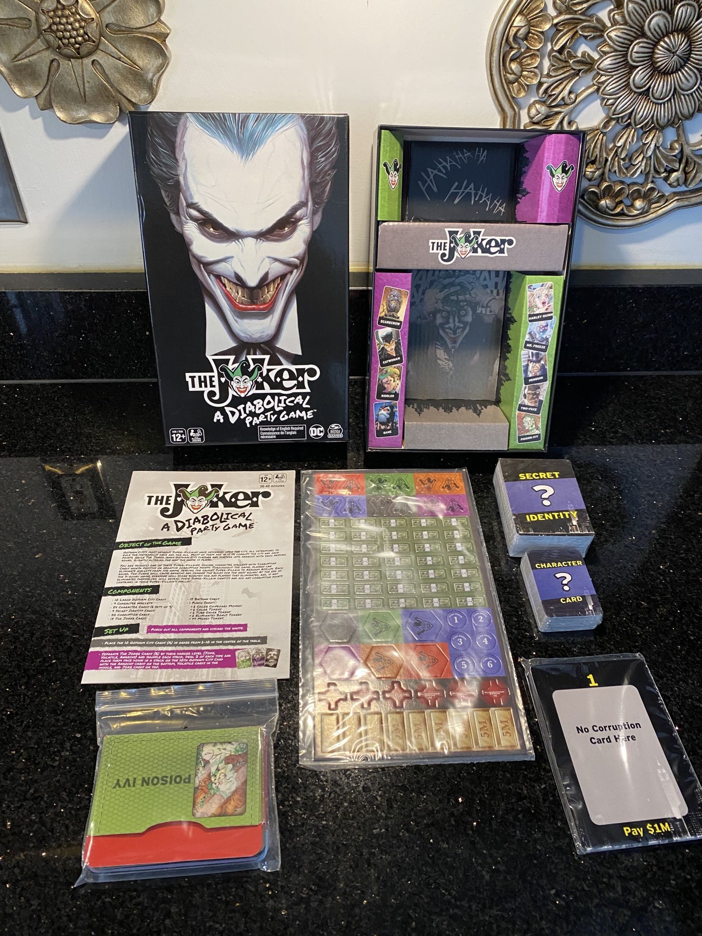 The JOKER Diabolical Secret Identity Strategy Party Game for Adults and Kids