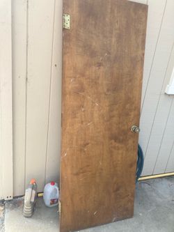 Door heavy duty wood