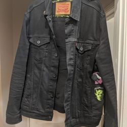 Men's Black Levi Jean Jacket 