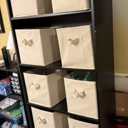 Tall Shelf and 10 Baskets