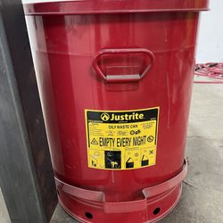 Justrite Oily Waste Can (21 Gallon)