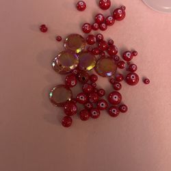 60 Pieces Beads Acrylic / Glass Jewerly Making 