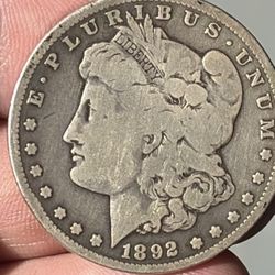 RARE 1892-S MORGAN SILVER DOLLAR! KEY DATE COIN! 90% SILVER!!
