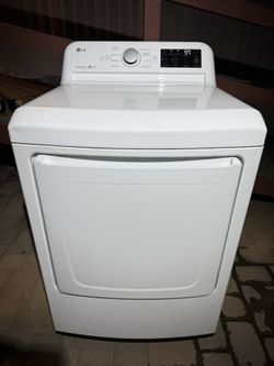 Dryer LG White Electric 
