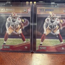 Fred Warner 2018 Rookie Card Lot