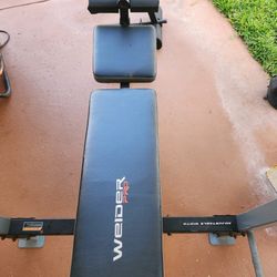 Weider Pro Weight Bench With Leg Extension