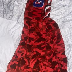 Bape Hoodie Size M, Bape Shirt Size L