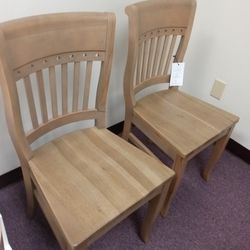 Real Brown Wooden Chairs