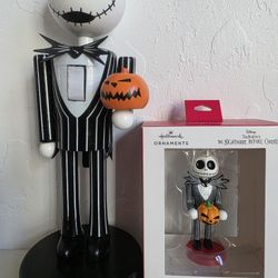 Jack Skellington Nutcracker & Ornament 