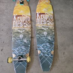 Kryptonics 44" Longboard Skateboard Deck or Complete