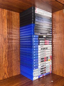 Stack Number One Of PlayStation Video Games PS5 PS4