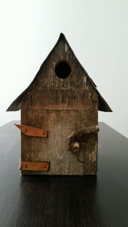 Wooden birdhouse