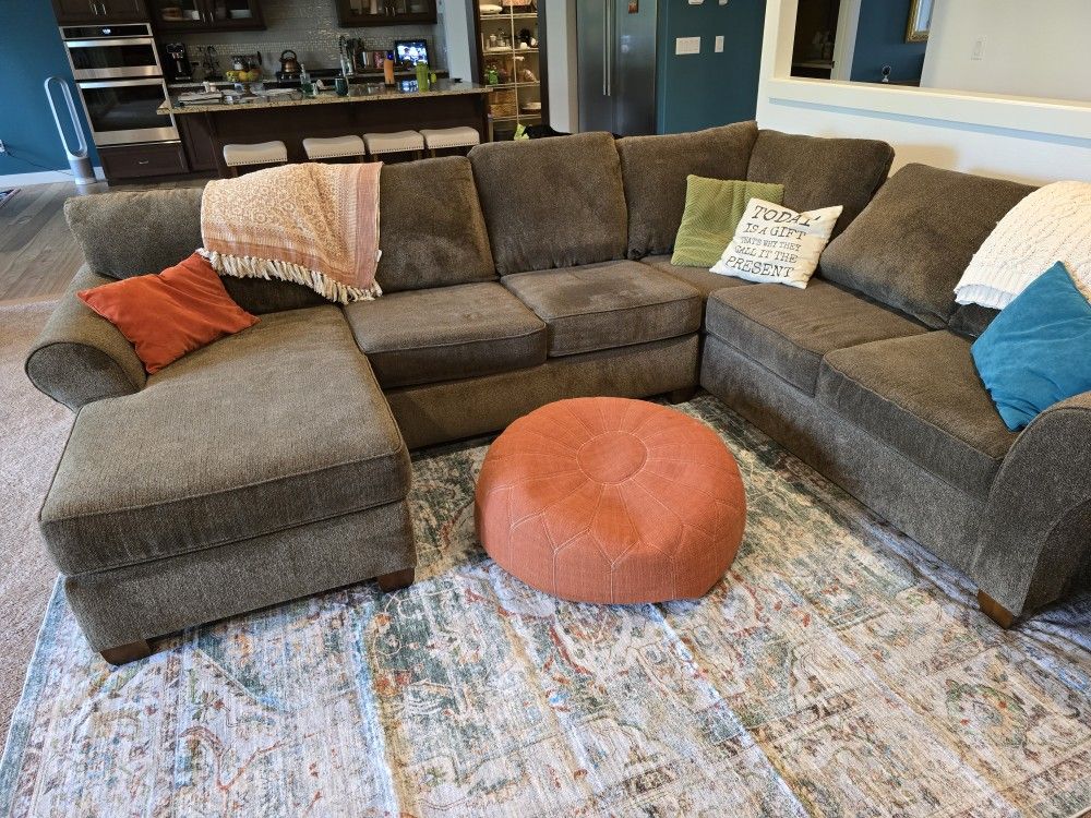 Bean Bag Chair and Foot Rest