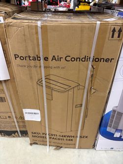 NEW IN BOX Shop EUHOMY 14000 (DOE) BTU Cooling Portable Air Conditioner 750 sq. ft. in White with 3-in-1 Versatile Design